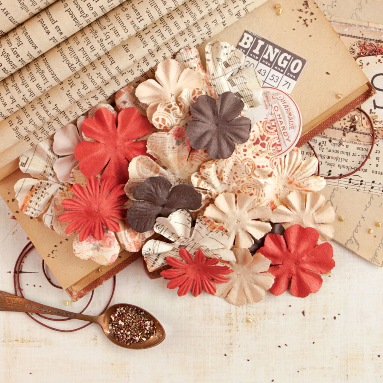 Prima Marketing Inc Vintage Emporium Flowers - Place De La Bourse 655350586553